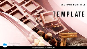 Chocolate Fudge Cake Keynote Templates - Download Now