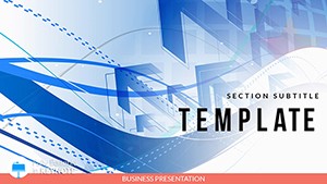 Abstract Arrow Keynote templates Presentation