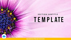 Flower Close Up Keynote Templates - Themes
