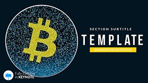 Bitcoin Course: Analysis, Forecast, Discussion Keynote templates