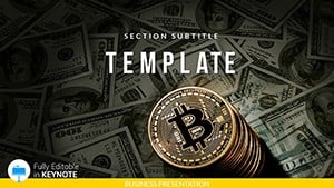 Online Bitcoin Trading Keynote templates