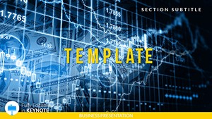 Financial Graphs Keynote Themes - Templates