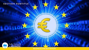 European Union : Euro currency Keynote Templates