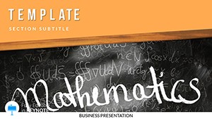 Mathematics Lessons Keynote templates