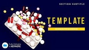 Medications and Pills Keynote templates