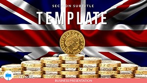 Currency of Great Britain - Pound Sterling Keynote template