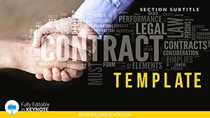 Legal Contract Keynote templates
