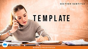 Client Relationship Consultant Keynote template