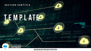 Overview of cloud storage Keynote templates