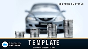 Cost of Cars Keynote templates - Themes