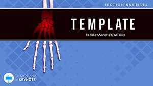 Hand and hand X-rays Keynote templates