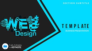 Web Design Studio Keynote templates
