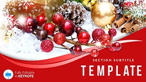 Christmas Greeting Keynote Template: Presentation