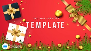 Choose Gift for Christmas Keynote Templates