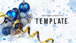 Christmas Tree Decorations Keynote templates - Themes