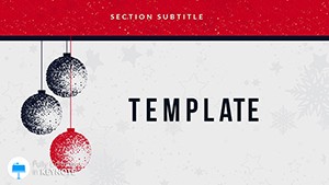 Christmas Holiday Background Keynote templates