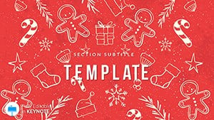 Christmas Sweets Keynote templates - Themes