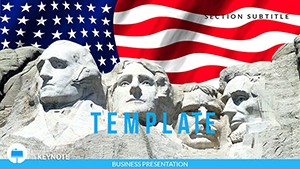 Monument Presidents USA Keynote templates