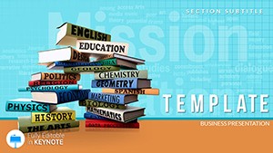 Online Books Keynote Template - Download Presentation