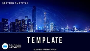 Starting Business City Keynote templates