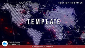 Modern Map Keynote Template: Presentation