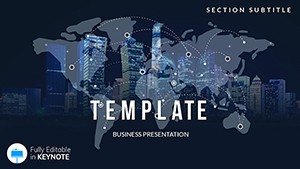 Economic Globalization Keynote templates