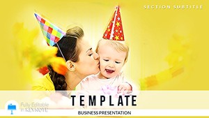 Celebrate Child's Birthday Keynote templates