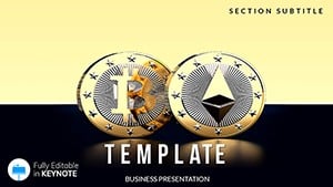 Difference Bitcoin and Ethereum Keynote templates