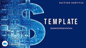 Digital Currency Dollar Keynote templates
