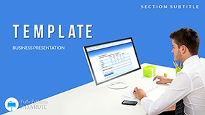 Customer Service Manager Keynote templates