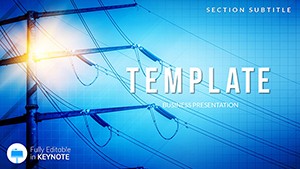 Electrical Network Keynote templates