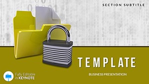 Protection Controlled Folder Access Keynote template