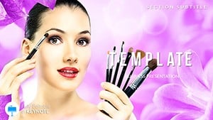 Cosmetics: Makeup, Skincare, Beauty Products Keynote templates