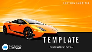 Fastest Car Keynote templates - Themes