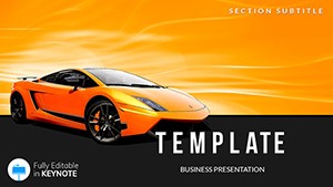 Fastest Car Keynote templates - Themes
