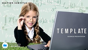 Kids Computer Lessons Keynote templates