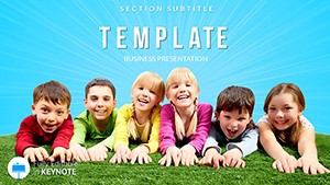 Leisure, Entertainment, Recreation for Children Keynote templates