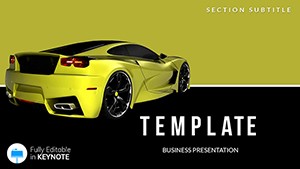 Car Price Keynote templates