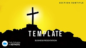 Cross on Hill Keynote templates