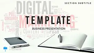 Step-by-Step Guide Digital Marketing Keynote template