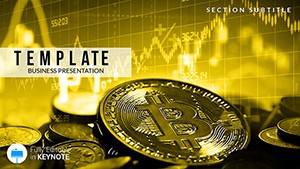 Bitcoin Price Index Keynote templates - Themes