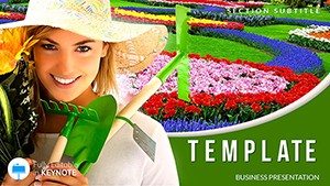 Orchard and Garden: Useful Advice Keynote template for Presentation