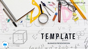 Workbook Lessons Keynote templates - Themes