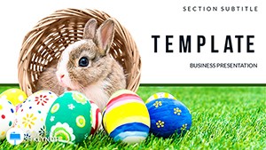 Easter Bunny Keynote templates, Holiday Presentation Themes