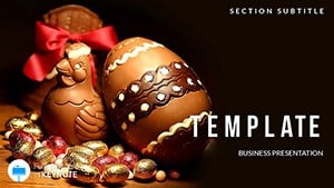Chocolate Easter Eggs Keynote Templates - Themes