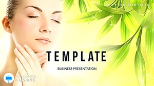 Beauty and Facial Care Keynote templates