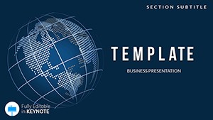 Planet Vectors Keynote templates Presentation