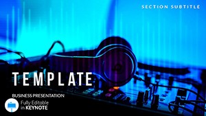Tools and equipment for DJ Keynote templates