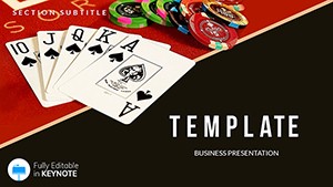 Winning at the Blackjack Table Keynote templates