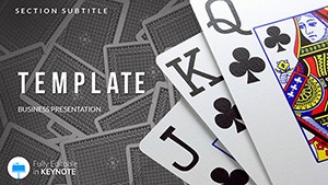 Card game : Poker Keynote templates